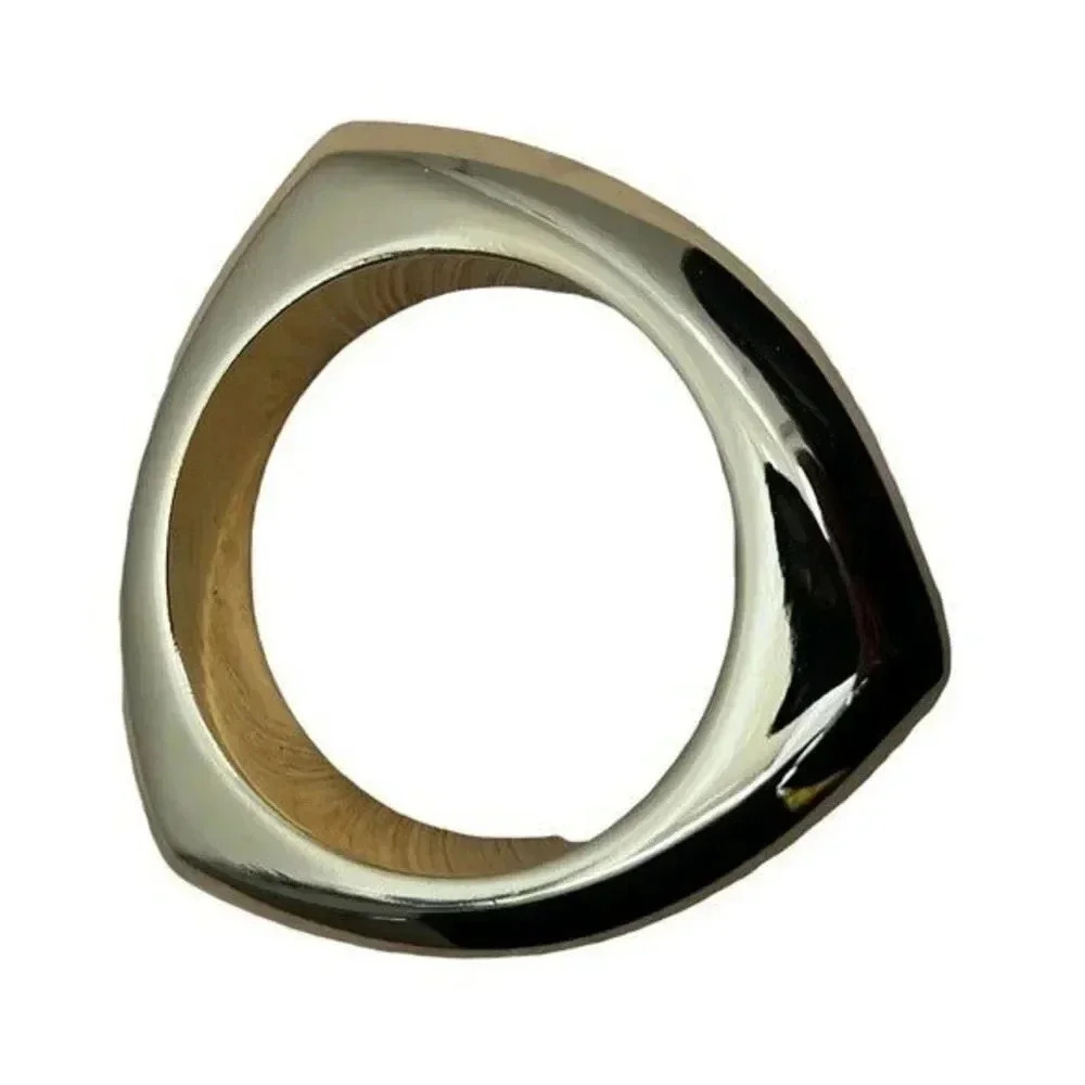 Boutique Gold Thick Triangle Statement Bracelet